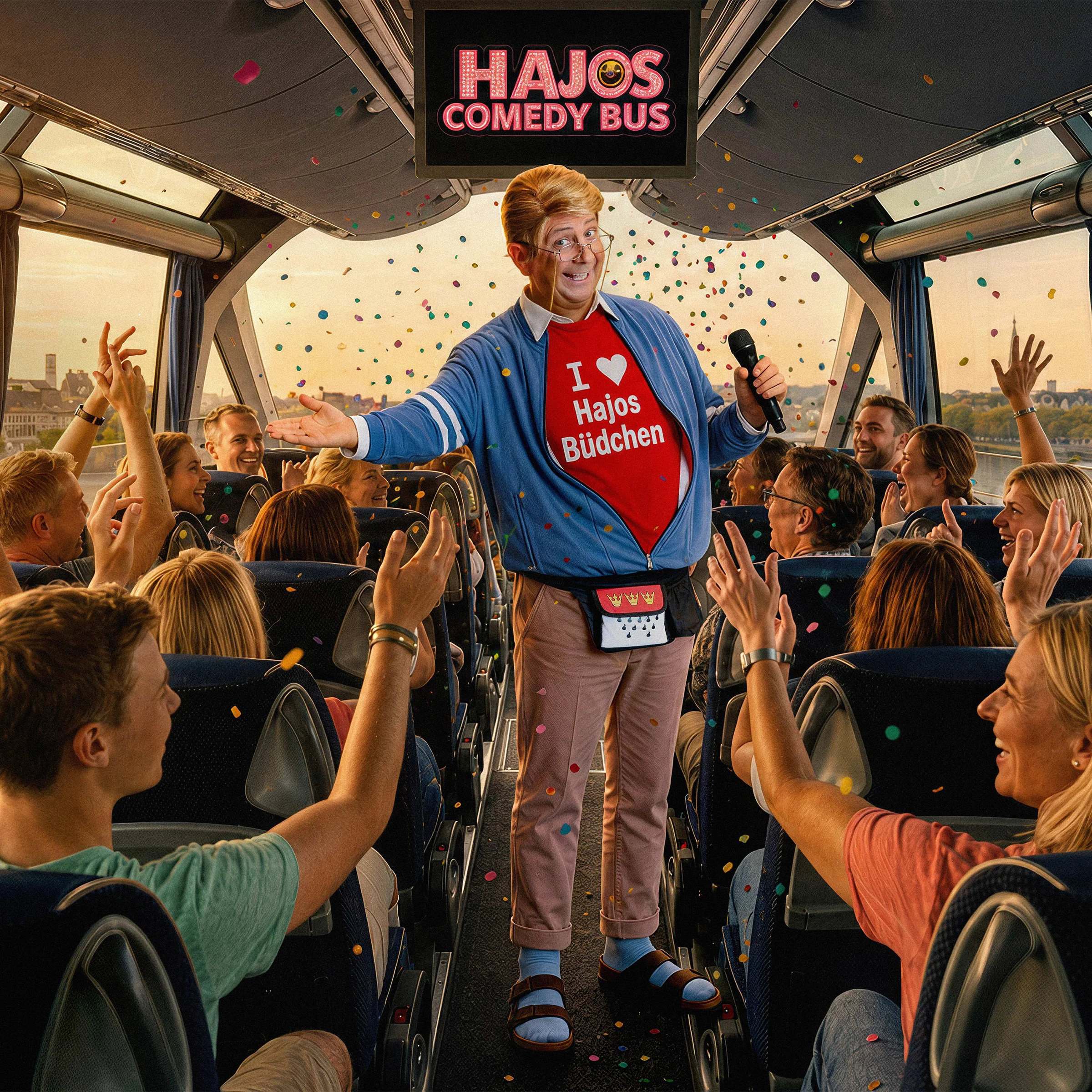 Hajo Päffgenrath in der Kulisse