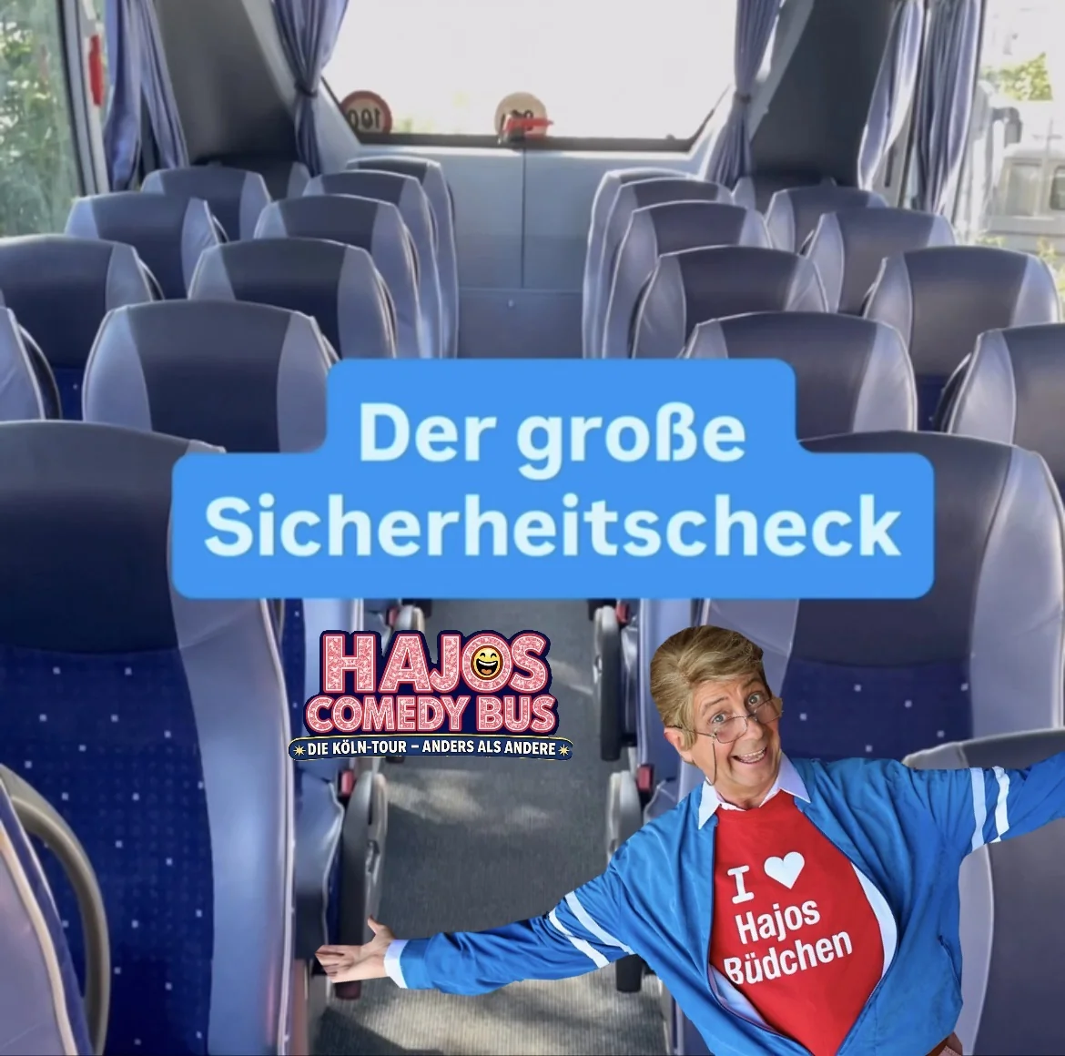 🚌 Würdest du diesem Flug-Büdchenbegleiter dein Leben anvertrauen… obwohl er gar kein Flugzeug hat? 😂